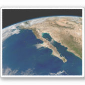 Sticker Basse Californie Et Côte Pacifique Du Mexique. (Devant)