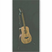 Sticker Basse guitariste cadeau (Devant)