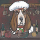 STICKER BASSET HOUND (Recto)
