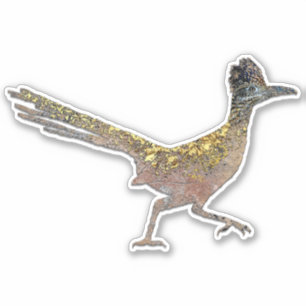 STICKER BASSIN ROADRUNNER DANS LE NOUVEAU MEXIQUE SOLEIL