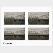 Sticker Bastrop, Texas Old Iron Bridge (Feuille)