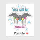Sticker Bat Craving Lollipops (Feuille)