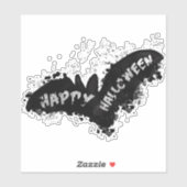 Sticker Bat d'Halloween (Feuille)