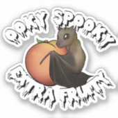 Sticker Bat Éffrayant Ooky (Recto)