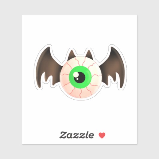 Sticker Bat Eyeball (Feuille)