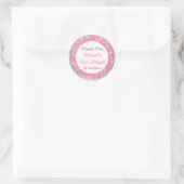 Sticker Bat mitzvah Damask Winter Wonderland 3 (Sac)