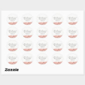 Sticker Bat mitzvah rose Gold (Feuille)