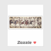 Sticker Bataille d'Hastings - Chevaliers normands (Feuille)