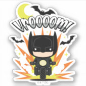 Sticker Batcycle Chibi Batman (Devant)