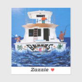 Sticker Bateau Bubba (Feuille)