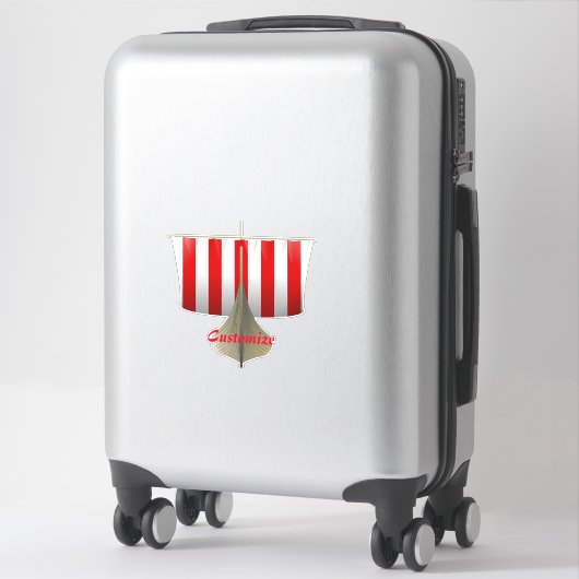 Sticker Bateau Viking Thunder_Cove (Sur valise)
