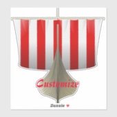 Sticker Bateau Viking Thunder_Cove (Feuille)
