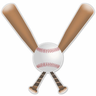 Sticker Bateaux de baseball et ballon