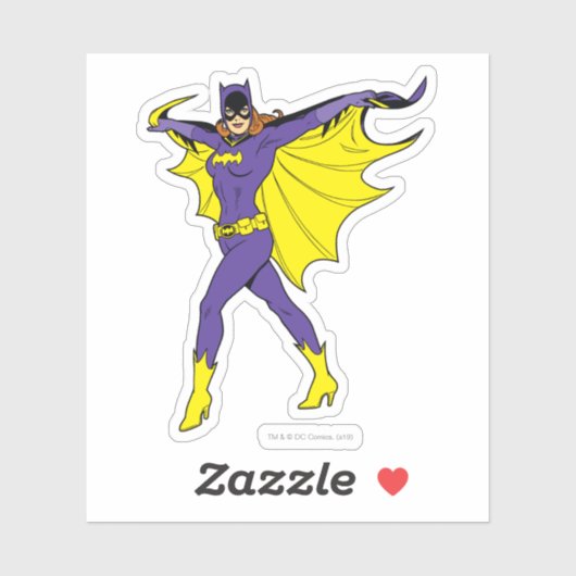 Sticker Batgirl (Feuille)