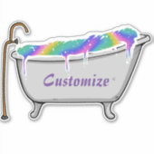 Sticker Bath Bomb Babe Thunder_Cove (Devant)