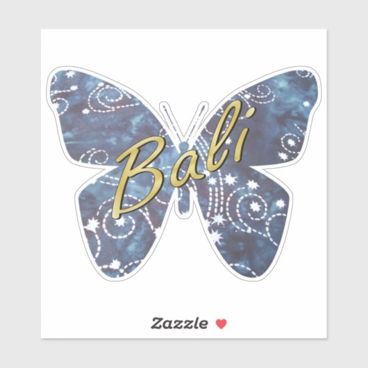 Sticker Batik Butterfly de Bali Nights (Feuille)