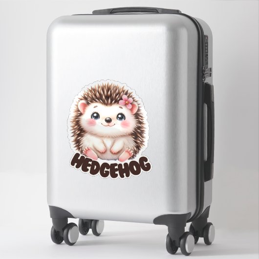 STICKER BÂTIMENT DE SOURIS DE SOURIS HEDGEHOG (Sur valise)
