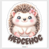 STICKER BÂTIMENT DE SOURIS DE SOURIS HEDGEHOG (Feuille)