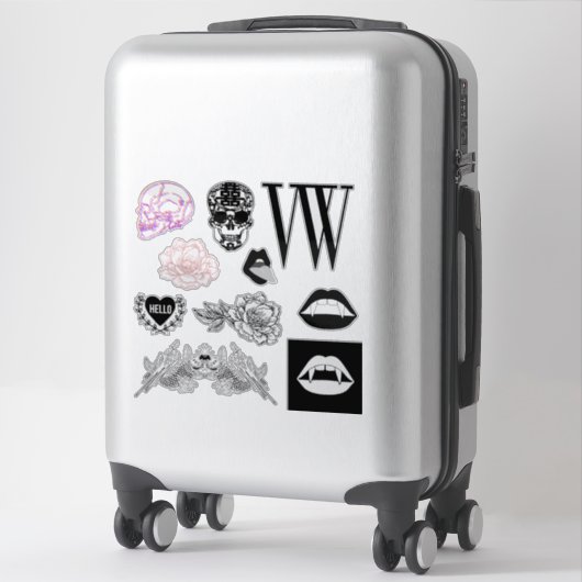 STICKER BÂTIMENTS CHIC (Sur valise)