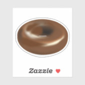 STICKER BÂTIMENTS EN DONUT CHOCOLAT (Feuille)