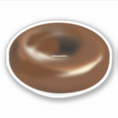 STICKER BÂTIMENTS EN DONUT CHOCOLAT (Devant)