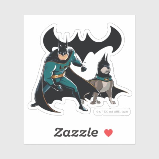Sticker Batman & Ace (Feuille)