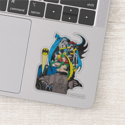 Sticker Batman/Batgirl/Robin (Détail)