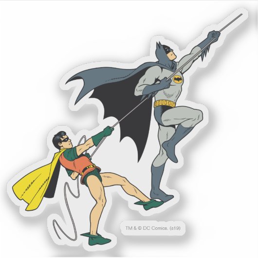 Sticker Batman Et Robin Grimper (Devant)