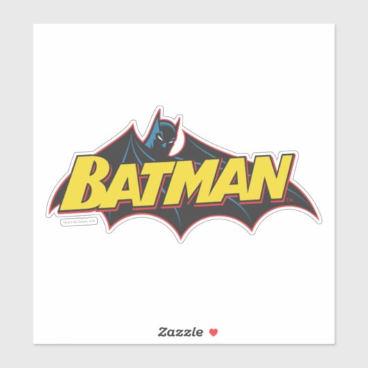 Sticker Batman | Logo de l'ancienne école (Feuille)