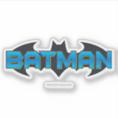 Sticker Batman | Logo de nom bleu (Devant)