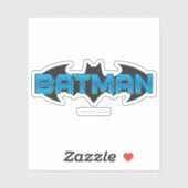 Sticker Batman | Logo de nom bleu (Feuille)