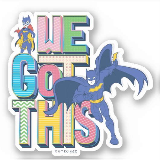 Sticker Batman | Nous Avons Compris (Devant)