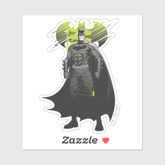 Sticker Batman Power Up Caractère Art (Feuille)