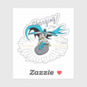 Sticker Batman Surfing - Chargement ! (Feuille)