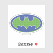 Sticker Batman | Symbole pourpre et vert (Feuille)