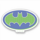 Sticker Batman | Symbole pourpre et vert (Devant)
