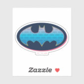 Sticker Batman | Symbole rose et bleu (Feuille)