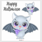 Sticker Bats d'Halloween (Feuille)