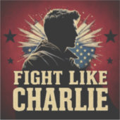 Sticker Bats-toi comme Charlie (Devant)