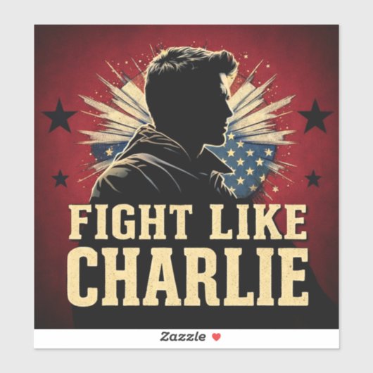 Sticker Bats-toi comme Charlie (Feuille)