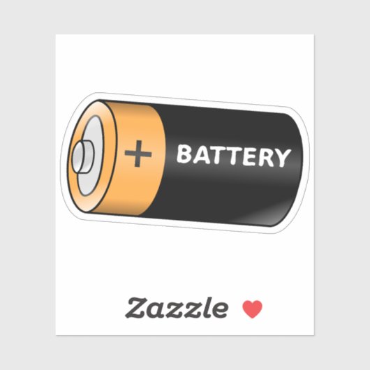 Sticker Batterie (Feuille)