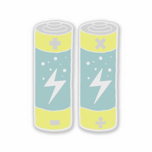 Sticker Batteries (Devant)