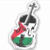 STICKER BATTERIES POUR LA PALESTINE (Devant)