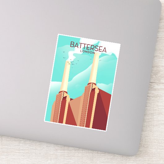 Sticker Battersea Londres (Détail)