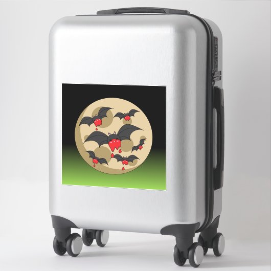 Sticker Battes Vampire de Ketchup (Sur valise)