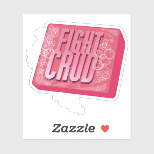 Sticker Battre Crud (Feuille)
