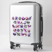 STICKER BATTY ALPHABET (Sur valise)