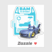 Sticker Batwheel™ Bam - Batmobile (Feuille)