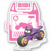 Sticker Batwheel™ Bibi - Le cycle Batgirl (Devant)