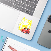 Sticker Batwheel™ Redbird - Le Racecar (Ordinateur portable avec iPhone)